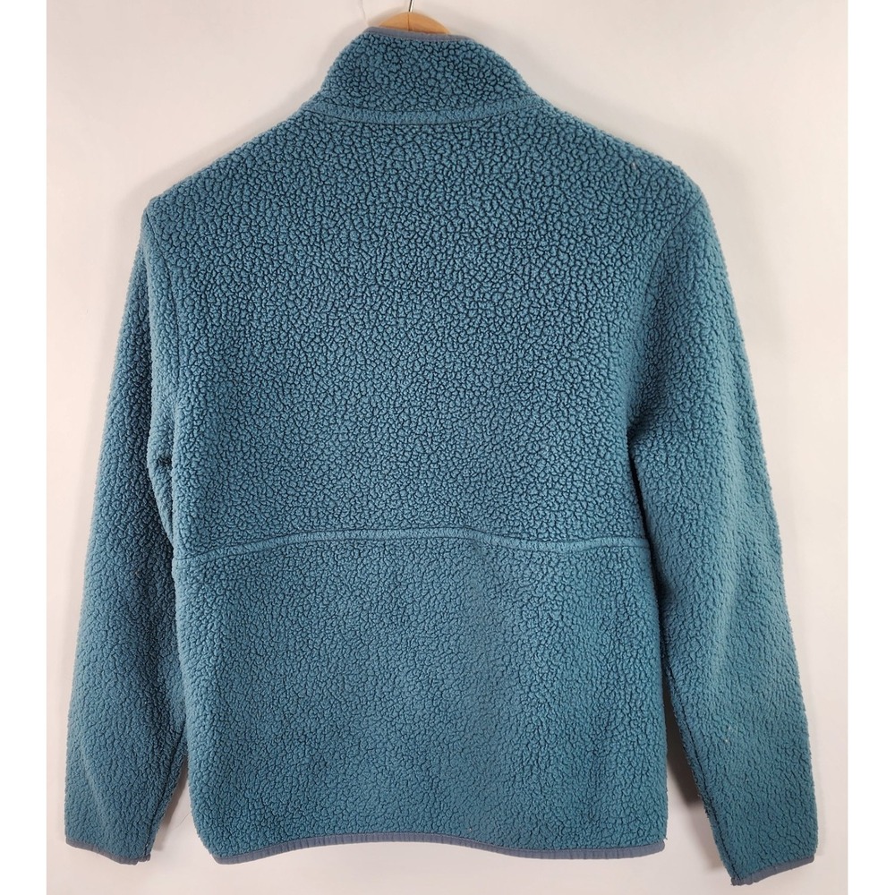 Patagonia Retro Pile Marsupial Fleece Pullover Womens S Turquoise 1/2 Zip - Picture 3 of 9